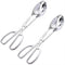 2-PACK Serving Tongs for Buffet, Stainless Steel Food Serving Cooking Tongs with Scissor Handles - Salad/Cake/Bread Tongs Kitchen Tongs, Catering ...