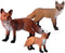 Toddmomy Fox Toy Figurine 3Pcs Animal Toys Plastic Fox Toys Wild Animal Figure Jungle Animal Fox Playset Cake Topper Fox Party Favors Educational ...