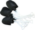 50pcs Disposable Plastic Dessert Cake Scoop Shovel Shape Mini Ice Cream Spoon Pudding Dessert Spoons Party Supplies, Black...