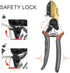 8.5" Sharp Bypass Pruning Shears, Heavy-duty Hand Pruners with SK5 Stainless Steel Blades, Power-lever Anvil Pruner, Tree Trimmers & Garden Clippe...