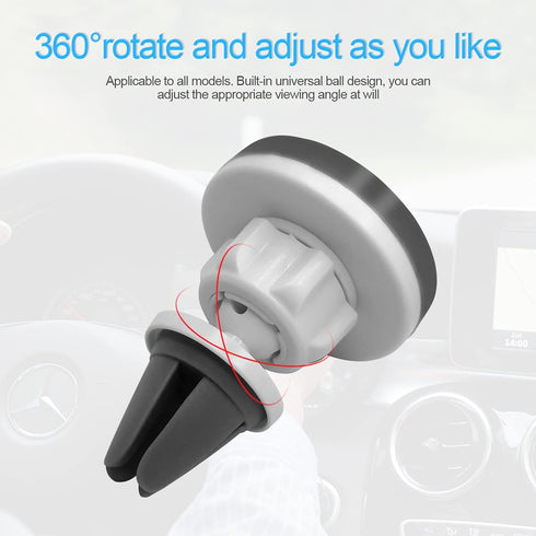 Magnetic Phone Mount for Car, 360°Rotatable Phone Holder for Dashboard, Windshield, Air Vent, Universal for iPhone 13/Pro/Pro Max/11, Samsung Gala...
