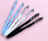 Clear Flower Top Style 0.7mm Mechanical Pencils Set, 6pcs Mechanical Pencils and 80pcs 0.7mm Refill and 4pcs Eraser for School Writing, Drafting G...