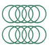 uxcell Fluorine Rubber O-Rings, 57mm OD 50.8mm ID 3.1mm Width FKM Seal Gasket for Machinery Plumbing, Green, Pack of 10...