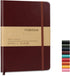 Journal notebook (A5-Lined, Brown Color),192 Pages, Medium 5.7X8.3 inches - 80 gsm Thick Paper, Hardcover...