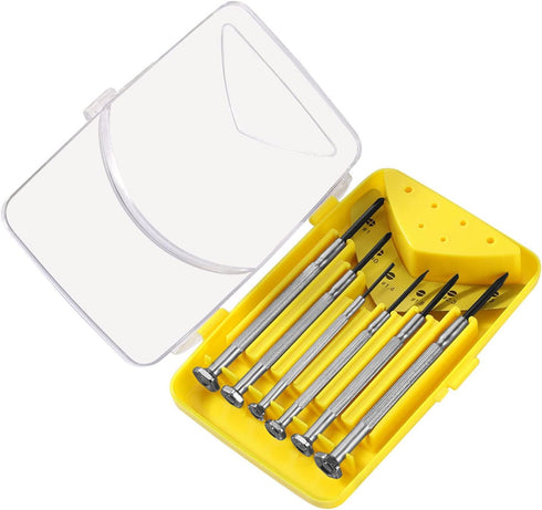 Eyeglasses Repair Kit, Endlanoo Sunglasses Repair Kit with 6 Pcs Precision Magnetic Screwdriver and Eyeglass Screws for Glasses, Sunglass, Watch C...