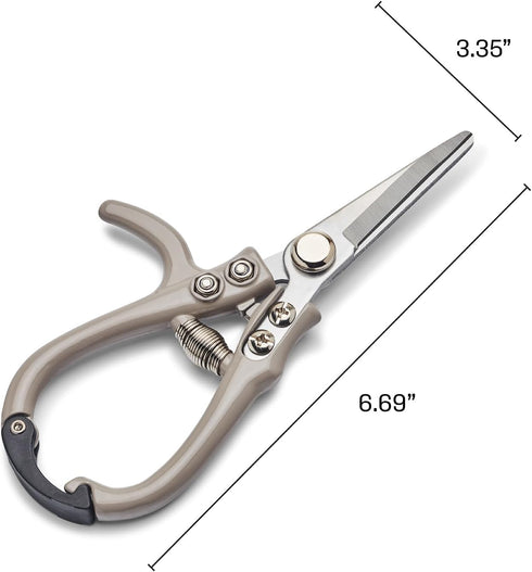 Pruning Shears for Gardening - The Perfect Garden Tools for Gardening and Trim Sphagnum Moss, Bonsai, Herb and Aero Garden - Weed Accessories for ...