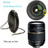 62mm Snap-On Lens Cap for Nikon Nikkor Z 50-250mm/85mm F1.8D/105mm F2.8G 60mm F2.8 Lens for Z50, for Sony RX10 CX900E AX100E E18-200LE II E10-8 Le...