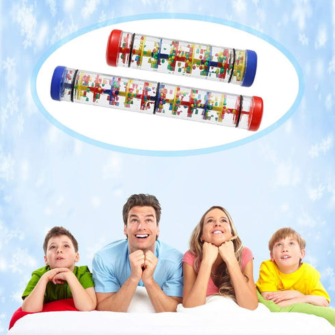 Rainmaker 12 inch Rain stick for babies Rattle Tube Rain Stick Shaker Music Sensory Auditory Instrument Toy For baby child girl (12 inch)...