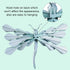 LIFFY Metal Dragonfly Wall Decor Handmade - Outdoor Metal Wall Art Decor for Patio Garden Fence Living Room, Bedroom, Dragonfly Gifts...