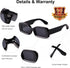 JUDOO Trendy Rectangle Sunglasses for Women Men Retro 90s Y2K Glasses Thick Square Blue Pink Frames...