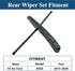 Rear Windshield Wiper Arm with Wiper Blade for Ford EDGE 2015-2020 Rear Windshield Back Wiper Arm Blade Replacement OEM # FT4Z-17526-A, DS7Z-17C52...