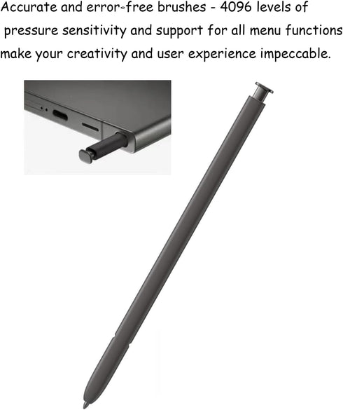 2 Pack Galaxy S24 Ultra S Pen Replacement for Samsung Galaxy S24 Ultra Stylus Pen withoutBluetooth,Galaxy S24 Ultra Replacement Pen for Samsung Ga...