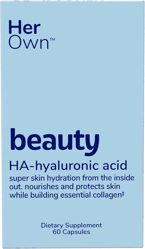 Her Own Beauty Hyaluronic Acid Capsules, Skin Hydration, Nourishes and Protects Skin, Essential Collagen, Hyaluronic Acid, Supports Beautiful Skin...