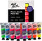 Mont Marte Fluoro Acrylic Paint Set, 8 x 1.02oz (36ml) Tubes, 8 Colors, Suitable for Most Surfaces Including Canvas, Card, Paper and Wood...