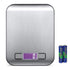 Digital Kitchen Scale,Food Scale for Meat Baking Weighter,Unit Gram OZ lb Up 11 lb(1g-5KG),Silver Stainless Steel Anti-Fingerprint with Accuracy L...