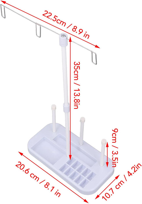 3 Spool Thread Stand Holder, Embroidery Thread Spool Holder Stand Thread Organizer for Embroidery and Sewing Machines......