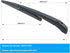 Rear Wiper Arm Blade for 2014 2015 2016 2017 2018 2019 2020 2021 Jeep Grand Cherokee Back Windshield Wiper 68197131AA...