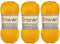 Yarn art Begonia 100% Mercerized Cotton, Lot of 3 Skein, Each 1.76 Oz (50g) / 185 Yrds (169m), Fine Sport: 2 (5307)...
