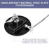 High-End Full Metal Fridge Lock - Stronger and More Durable Than Plastic Locks! Keep Your Children Safe with This Refrigerator Lock for Cabinets, ...
