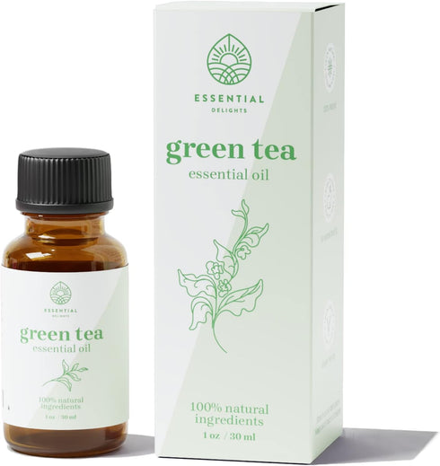 Green Tea Essential Oil - Premium Grade Essential Oil | for Aromatherapy, Soaps, Lotions, & Candles | Vegan & Cruelty Free (1 Fl Oz, Green Tea)...