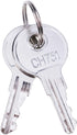 DVPARTS Universal Keys CH751 Compatible with RV Campers, Storage Lockers, Boats, Display Cases, T-Handles, Side Boxes (2)...