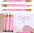 Markt Mini Pink Pencils with Erasers, Baby Shower Games Prizes for girl, Small Baby Shower Pencils, Baby Shower Favors, Presharpened Bulk Pencils ...