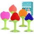5 PCS Baby Teething Toys, Bagvhandbagro Soft Fruit Teething Toys for Babies 0-6 Months 6-12 Months, Silicone Baby Teethers Stick Freezer Safe for ...