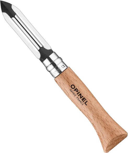 Opinel No.6 Folding Peeler - Outdoor Camp Kitchen and Picnic Folding Tool...