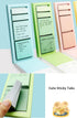 Green Lined Sticky Notes Set, 240 Sheets Pastel Sticky Note Pads, Self-Stick Index Tabs Cute Memo Notepads for School, Office and Home...