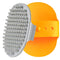 Dog Bath Brush, 2 Pcs Dog Grooming Brush Rubber Dog Wash Brush Dog Shampoo Shower Shedding Bathing Brush for Short Long Haired Dogs Cats with Adju...