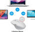 Wireless Bluetooth Mouse with Smart Flying Scroll, Thumb Scroll Ergonomic Mice, Silent Multi-Device Mouse for Computer, Laptop, iPad, Tablet, MacB...