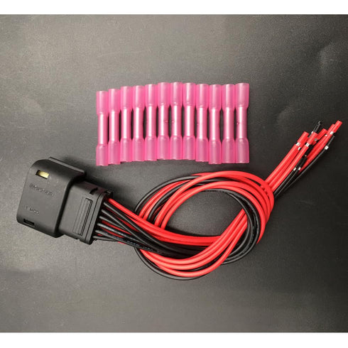 Headlights Connector Pigtail Harness Wiring Plug Compatible with Cadillac ATS 2013-2019 Front 23236365, 23236366...