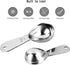 Smithccraft Measruring Coffee Scoop, 18/8 Stainless Steel Measuring Spoons Scoops Set of 2, Metric & US Measurer coffee Tablespoons 15ml and 30ml...