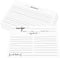 4x6 Recipe Cards Rustic White, Ing Front - From the Kitchen Of 100 Pack Double Sided Recipe Cards Cooking Cardstock with Lines for Weddings, Baby,...
