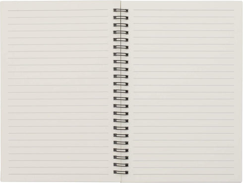 TWONE 3 Packs Soft Cover Notebook with Lined Paper Brown Spiral Notebooks with 100 Ruled Pages 50 Sheets Memo Notepads for Home School Travel, 8.2...