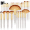 Make up Brushes, VANDER Professional 32pcs Makeup Brush Set, Makeup Brushes Set Foundation Blending Cosmetic Brush Set Kit,Champagne?Cosmetic bag ...