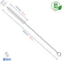 Straw Cleaner Brush Extend 12 inch, Extra Wide 12mm diam Pipe Cleaners, Extra Long Straw Brush for Sippy Cup, Water Bottle and Tubes, Drinking Str...