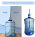2 Pack 28" Long Bottle Brush, 3 & 5 Gallon Bottle Cleaner Brush, Nylon Bristles and Stainless Steel Handle Bendable Replaceable Brush Head Bottle ...