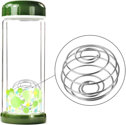 3 PCS Stainless Steel Shaker Ball Wire Whisk Shaker Mixer Mixing Ball Cup Blend Shaker...
