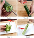 Fruits & Vegetables Spiral Twist Knife,Stainless Steel Spiral Twist Knife, Twist Shredder Ideal for Healthy Snacks, Chips, Parties...