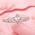 Lovelyshop Princess Rhinestone Wedding Tiara-Rose Gold...
