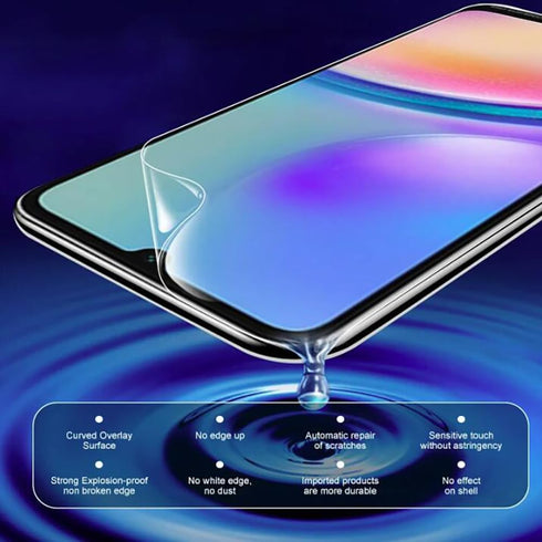 [2 Pack Hydrogel Screen Protector for Samsung Galaxy A15 4G / 5G, Upgraded High Sensitivity Non-breakable Flexible TPU Screen Protector [Bubble Fr...