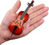 Dselvgvu Wooden Miniature Cello with Stand,Bow and Case Mini Musical Instrument Miniature Dollhouse Model Home Decoration (5.51"x1.97"x0.63")...