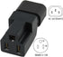 Conntek 30130 IEC C14 to NEMA 5-15R Plug Adapter 10Amp...