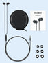 M2 Wired Earbuds Stereo Earphones with Ultra Bass, in-Ear Headphones with Microphone, Durable Tangle Free Cord, Noise Isolating Headset for Phone ...