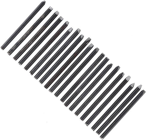 20pcs Metal Jewelry Anvil Chisel Punch Stamp Mold Kit for Jewelry Processing Making Carving Tools + Professional Jewelry Carving Tools (20Pcs)...