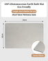 Diatomaceous Earth Bath Mat 24"x16" - Quick Dry, Anti-Slip, Eco-Friendly, Easy Clean, Modern Design with Bonus Non-Slip Pad - Perfect for Home Saf...