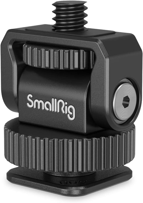 SmallRig 1/4" Mini Ball Head Cold Shoe Mount Adapter with 1/4"-20 Thread for Camera Phone Cage LED Video Light-3577...