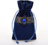 BLESSUME Square Velvet Altar Tarot Table Cloth and Pouch Dark Blue...