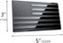 MULL American Flag Metal Auto Emblem for Cars Trucks 2pcs Forward and Reverse Set (5"x3", Black)...